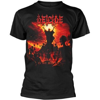 Deicide M Schwarzes T-Shirt - T-Shirt Deicide M Schwarzes T-Shirt - T-Shirt