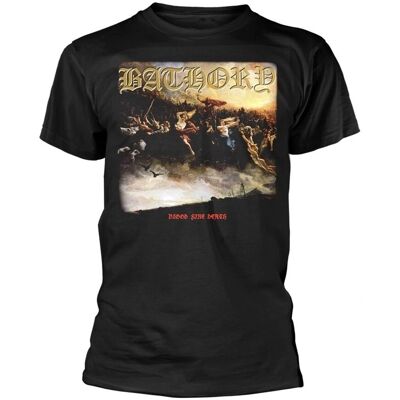 Bathory Mort Sang Fureur T-shirt Unisexe Noir - Publicité Bathory Mort Sang Fureur T-shirt Unisexe Noir - Publicité