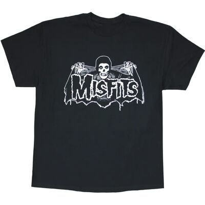 Misfits Batfiend Old School Svart T-shirt - T-shirt Misfits Batfiend Old School Svart T-shirt - T-shirt