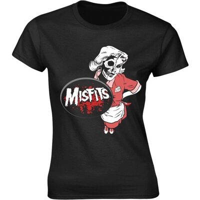 Misfits Servitris Svart T-shirt Misfits Servitris Svart T-shirt