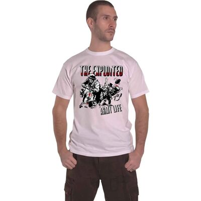 T-shirt Blanc XL Army Life de The Exploited - T-Shirt - Publicité T-shirt Blanc XL Army Life de The Exploited - T-Shirt - Publicité