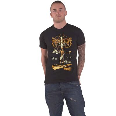 T-shirt Marduk Rom 5:12 Logo Or - Publicité T-shirt Marduk Rom 5:12 Logo Or - Publicité