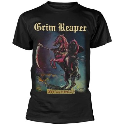 Hey Rusty Svart X-large Grim Reaper T-shirt Hey Rusty Svart X-large Grim Reaper T-shirt