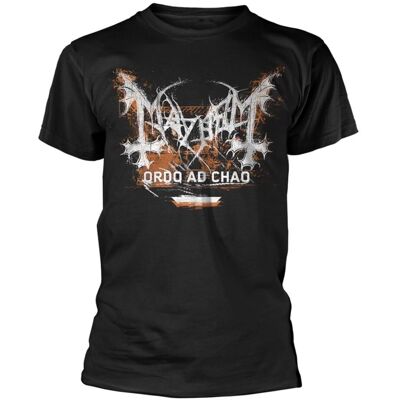 Mayhem Ordo Ad Chao Band Logo T-Shirt Svart XL Mayhem Ordo Ad Chao Band Logo T-Shirt Svart XL