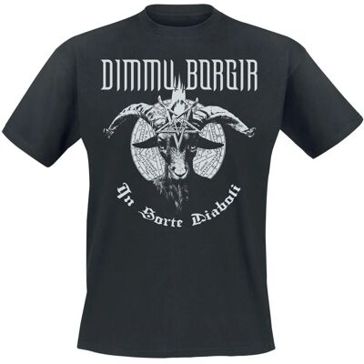 Dimmu Borgir In Sorte Diaboli Musta M Puuvillainen T-Paita - T-Paita Dimmu Borgir In Sorte Diaboli Musta M Puuvillainen T-Paita - T-Paita