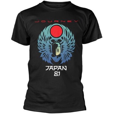 Journey Musta 81 Unisex T-paita - Virallinen lisenssi Journey Musta 81 Unisex T-paita - Virallinen lisenssi