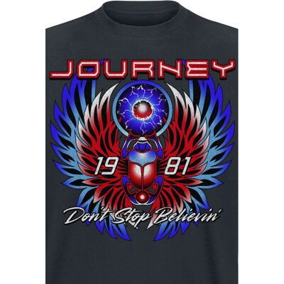 Journey XXL Musta T-paita - T-Shirt Journey XXL Musta T-paita - T-Shirt