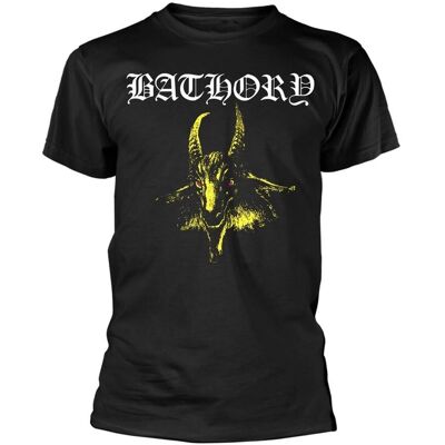 Bathory Ziegenband Logo T-Shirt - Unisex - Schwarz - XL Bathory Ziegenband Logo T-Shirt - Unisex - Schwarz - XL