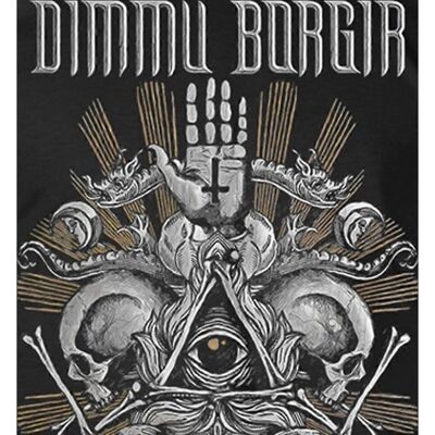 Dimmu Borgir Life Is The Trial Svart T-Shirt - T-Shirt Dimmu Borgir Life Is The Trial Svart T-Shirt - T-Shirt