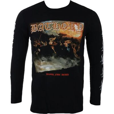 Bathory Blood Fire Death uniseks długa rękawa T-shirt Bathory Blood Fire Death uniseks długa rękawa T-shirt