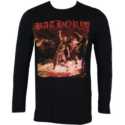 T-shirt manche longue Bathory Hammerheart Noir M - Publicité T-shirt manche longue Bathory Hammerheart Noir M - Publicité