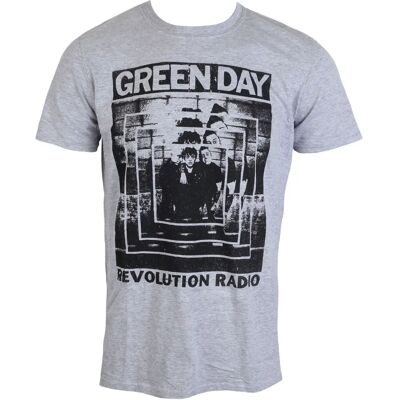 Tricou Gri Green Day Power Shot - Unisex Rock Tricou Gri Green Day Power Shot - Unisex Rock