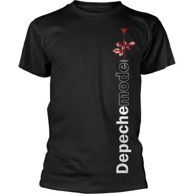 Tricou unisex Depeche Mode - Violator Side Rose - Negru - Tricou Tricou unisex Depeche Mode - Violator Side Rose - Negru - Tricou
