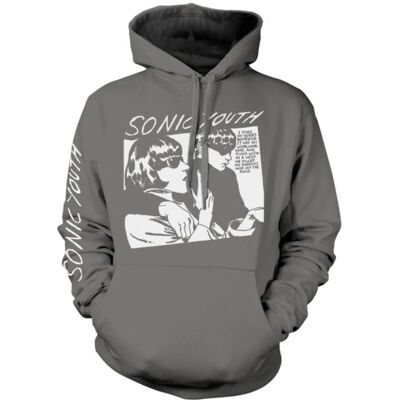 Sonic Youth Modell S Grå Huvtröja - Hoodie Sonic Youth Modell S Grå Huvtröja - Hoodie