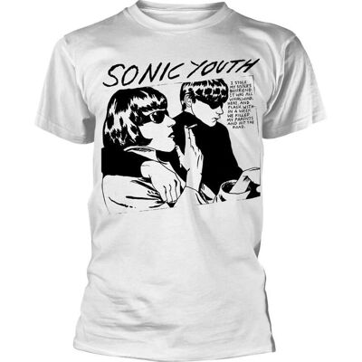 Sonic Youth Goo Albumomslag Vit - M T-shirt Sonic Youth Goo Albumomslag Vit - M T-shirt