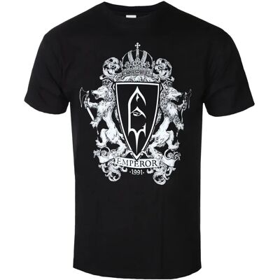 Emperor Svart T-Shirt - Crest 2 - Kort ärm Emperor Svart T-Shirt - Crest 2 - Kort ärm