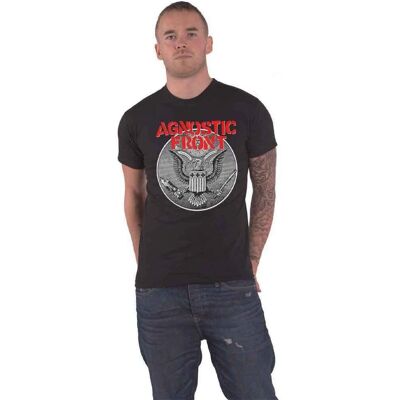 Tricou Negru M Agnostic Front - Logo de trupa Tricou Negru M Agnostic Front - Logo de trupa