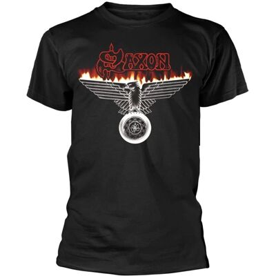 Tricou Saxon Roti de oțel Negru - Tricou Tricou Saxon Roti de oțel Negru - Tricou