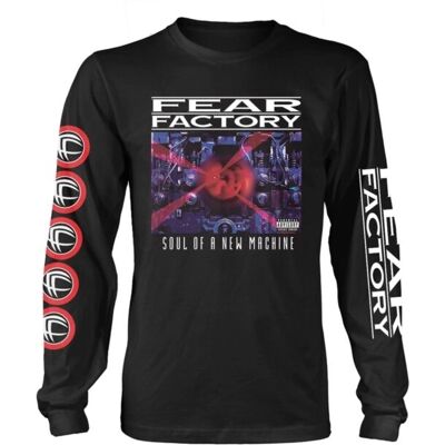 Tricou metal cu mânecă lungă Fear Factory - Unisex Tricou metal cu mânecă lungă Fear Factory - Unisex