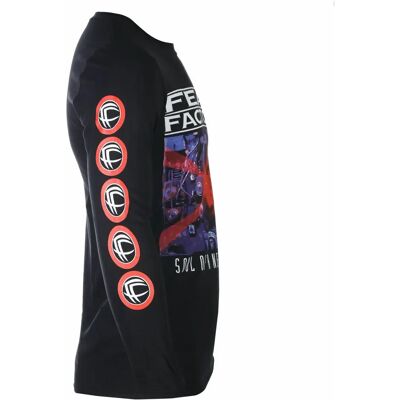 Tricou Fear Factory cu mânecă lungă Negru - Unisex Metal Tricou Fear Factory cu mânecă lungă Negru - Unisex Metal