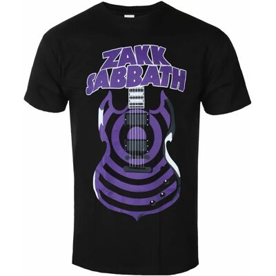 Tricou Zakk Wylde Sabbath Logo Chitară nou Oficial Bărbați Negru Tricou Zakk Wylde Sabbath Logo Chitară nou Oficial Bărbați Negru