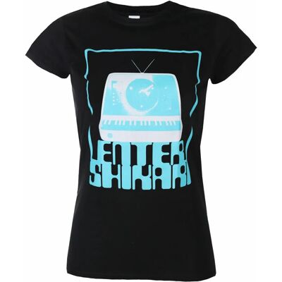 Tricou Enter Shikari XXL Negru Logo Trupul de Bandă Patrat Oficial Femeie Tricou Enter Shikari XXL Negru Logo Trupul de Bandă Patrat Oficial Femeie
