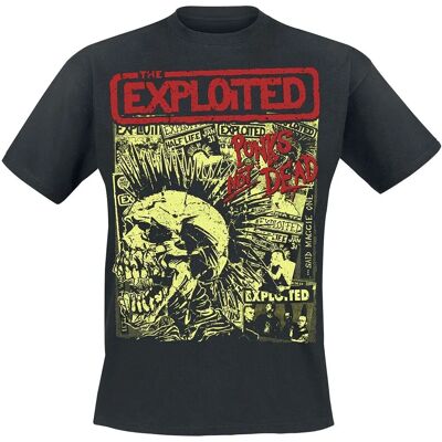 The Exploited - Skull Band Logo T-Shirt - Large The Exploited - Skull Band Logo T-Shirt - Large