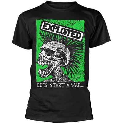 The Exploited Skull Band Logo S T-Shirt - Punk The Exploited Skull Band Logo S T-Shirt - Punk