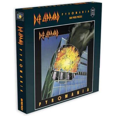 Def Leppard Pyromania Puzzle 500 Pièces - Hard Rock - Publicité Def Leppard Pyromania Puzzle 500 Pièces - Hard Rock - Publicité