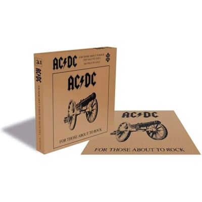 AC/DC Dla Those About To Rock Puzzle 500 Elementów - Sztuka Albumu Rock AC/DC Dla Those About To Rock Puzzle 500 Elementów - Sztuka Albumu Rock