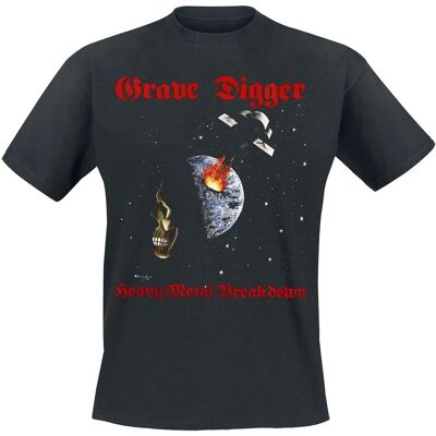 T-shirt Grave Digger Breakdown Metal Lourd - T Shirt - Publicité T-shirt Grave Digger Breakdown Metal Lourd - T Shirt - Publicité
