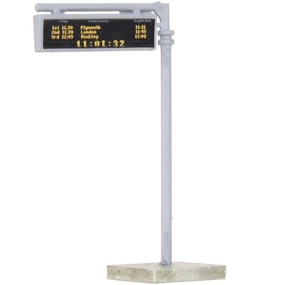 BACHMANN - Scenecraft Passenger Information Screen - Pre-Built - Model railway accessory BACHMANN - Scenecraft Passenger Information Screen - Pre-Built - Model railway accessory