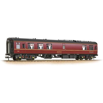 BACHMANN - Mk1 RMB Buffet Coach - Maroon - Model coach BACHMANN - Mk1 RMB Buffet Coach - Maroon - Model coach