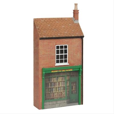 Bachmann - Scenecraft Lucston Book Shop - Low Relief - Pre-Built - Model Scenery Bachmann - Scenecraft Lucston Book Shop - Low Relief - Pre-Built - Model Scenery