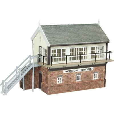 BACHMANN Scenecraft Brick & Timber Signal Box - Model Railway Building BACHMANN Scenecraft Brick & Timber Signal Box - Model Railway Building