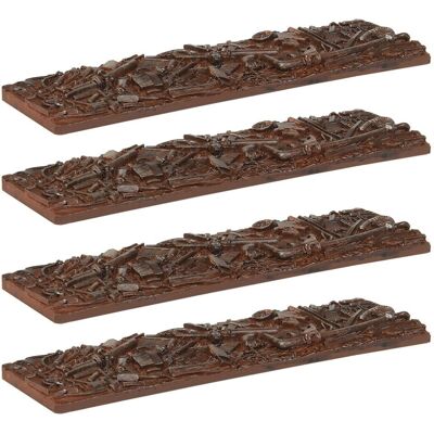 BACHMANN Scenecraft SSA Wagons 4pc Pre-Built Wagon BACHMANN Scenecraft SSA Wagons 4pc Pre-Built Wagon