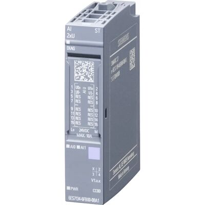 Siemens - ET 200SP AI 2xU - 16-bit - Module analogique d’E/S Siemens - ET 200SP AI 2xU - 16-bit - Module analogique d’E/S