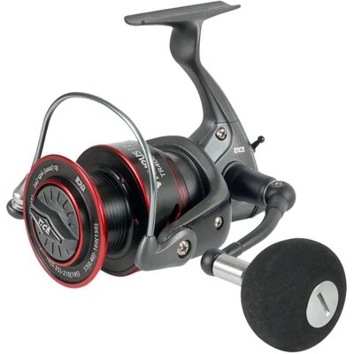 Carrete de Spinning Tica Taurus II - Pesca pesada, Negro/Rojo, 8000 Carrete de Spinning Tica Taurus II - Pesca pesada, Negro/Rojo, 8000