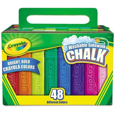 Crayola 48pc Sidewalk Chalk - Outdoor Washable Children's Chalks Crayola 48pc Sidewalk Chalk - Outdoor Washable Children's Chalks