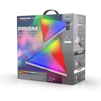 Monster Marque Modèle MLB71034WW - Panneaux LED 3D Modulaires Monster Marque Modèle MLB71034WW - Panneaux LED 3D Modulaires