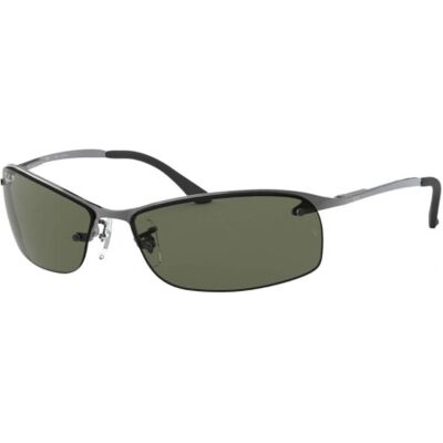 Ray-Ban Top Bar RB3183 - 004/82 Polarisé (gunmetal/gradient gris) - Publicité Ray-Ban Top Bar RB3183 - 004/82 Polarisé (gunmetal/gradient gris) - Publicité