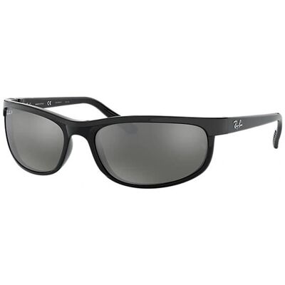 Ray-Ban Predator II RB2027 - 2 601/W1 Polarisé (noir brillant/gris) - Publicité Ray-Ban Predator II RB2027 - 2 601/W1 Polarisé (noir brillant/gris) - Publicité