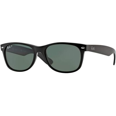Ray-Ban New Wayfarer RB2132 - RB2132 901/58 Polarizzato (nero/verde cristallo) Ray-Ban New Wayfarer RB2132 - RB2132 901/58 Polarizzato (nero/verde cristallo)