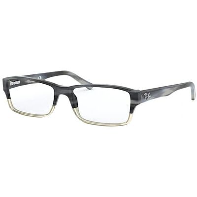 Ray-Ban RX5169 - 2034 (nero sulla parte superiore su trasparente) Ray-Ban RX5169 - 2034 (nero sulla parte superiore su trasparente)