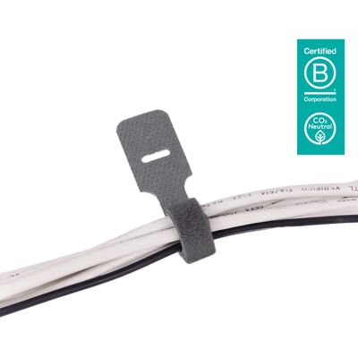 Dataflex Addit Fascette – Gris – Jusqu'à 55mm – 10 pcs - Publicité Dataflex Addit Fascette – Gris – Jusqu'à 55mm – 10 pcs - Publicité