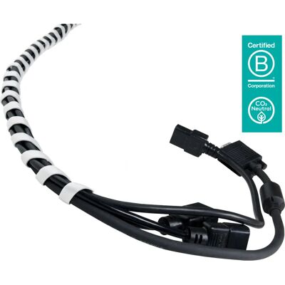 Dataflex Espiral de cables blanca - Accesorio de cable Dataflex Espiral de cables blanca - Accesorio de cable