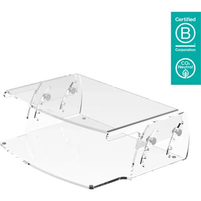 Dataflex Addit Rialzo Monitor - Regolabile 550 Transparenter Dataflex Addit Rialzo Monitor - Regolabile 550 Transparenter