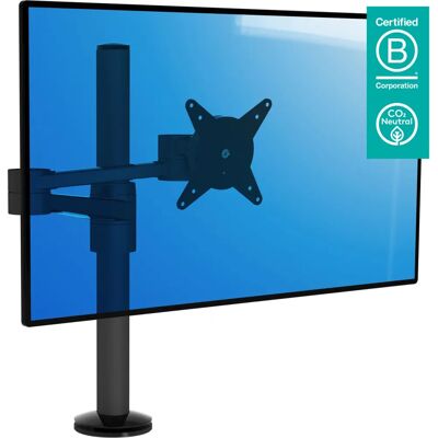 Suporte de monitor Dataflex Viewlite - Ajustável, Doble braço, Preto Suporte de monitor Dataflex Viewlite - Ajustável, Doble braço, Preto