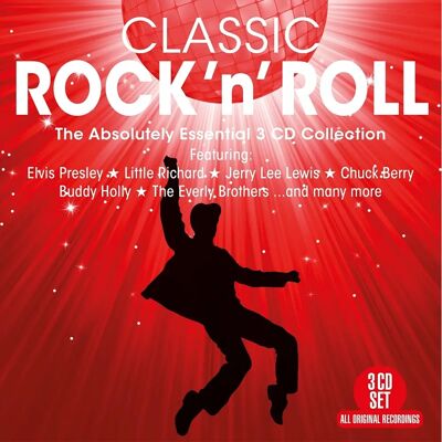 Olika - Klassisk Rock 'n' Roll - Den Absoluta Nödvändiga 3-CD Samlingen - Musik Samling Olika - Klassisk Rock 'n' Roll - Den Absoluta Nödvändiga 3-CD Samlingen - Musik Samling