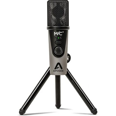 Microfono Apogee MiC+ - Microfono da studio USB compatto - iOS, Mac, Windows Microfono Apogee MiC+ - Microfono da studio USB compatto - iOS, Mac, Windows